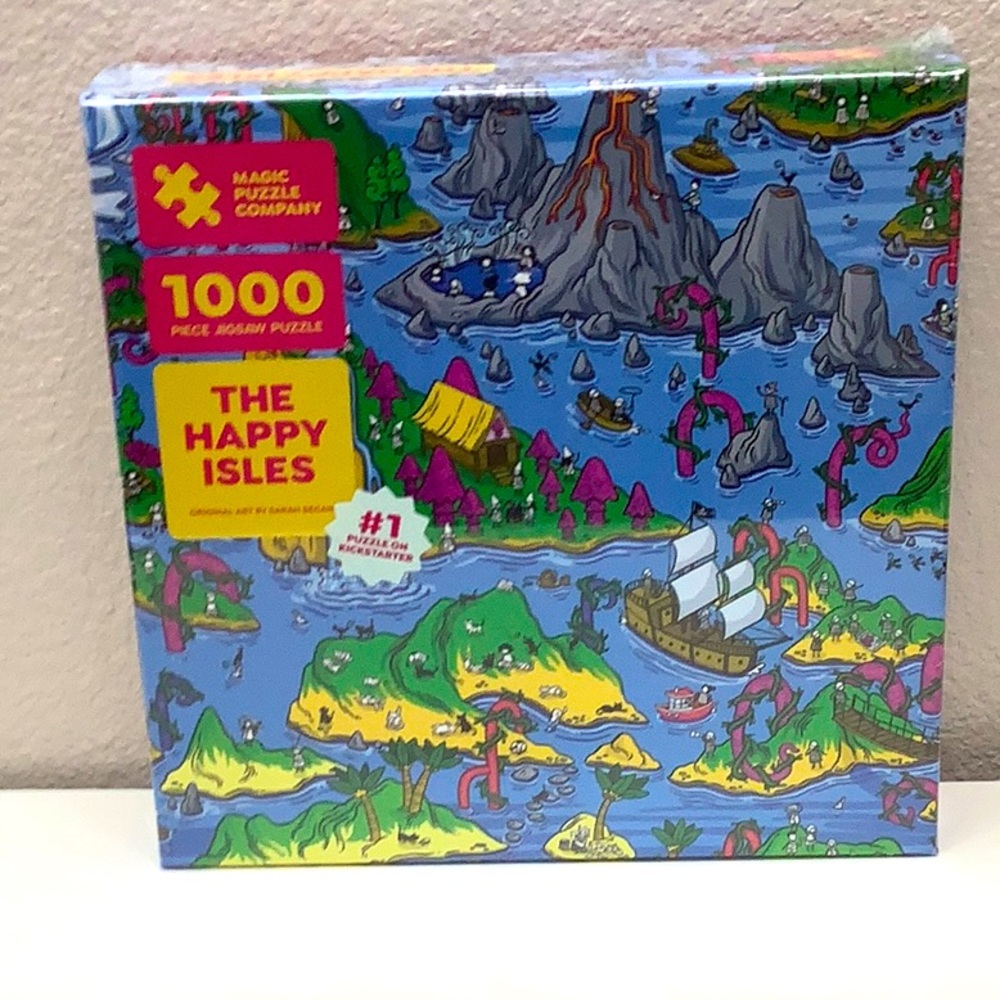 New The Happy Isles - 1000-Piece Jigsaw Puzzle from The Magic Puzzle Company